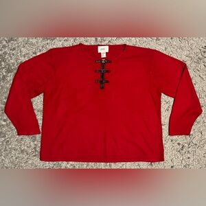 Red Acrylic Sweater